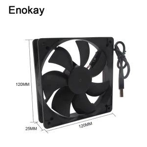 120mm 120x120x25mm PC Case Fans Quiet Brushless 5V Usb Heatsink Computer Cooling Fan for Computer case