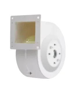 120mm AC 230V Radial Kitchen Ventilator Forward Centrifugal Exhaust Fan Blower Plastic Low Noise Dust Extraction Fan