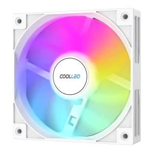 120mm ARGB Square PC System Water Cooler CPU Cooling Fan White Color with ARGB Lights for Computer Radiator