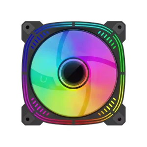 120mm Aluminum CPU Cooling Fan for PC Computer Case with RGB Lighting 12V 5V