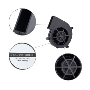 120mm DC Blower Fans 3000RPM Centrifugal HVAC Power Electronics Cooling Low Noise Air Purifier Cooler Plastic Blade