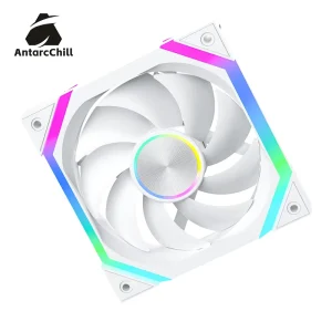 120mm PC Cooling Fan Center CD Texture High Airflow Hydraulic Bearing Quiet ARGB for Computer System