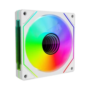 120mm Prism 4Pro RGB Fan with ARGB Sync High CFM Airflow 1.5mm H2O Static Pressure Low Noise 20dBA for PC Cooling Build