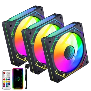 120mm RGB Fan New Design Mirror Fan 6 Pin Cooling Computer Fans Customized for Gaming Case