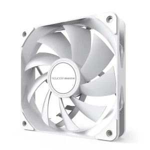 120mm Silent CPU Chassis Fan 1.8W White Computer Case Water Cooled Radiator 12cm Temperature Control Cooling Fan
