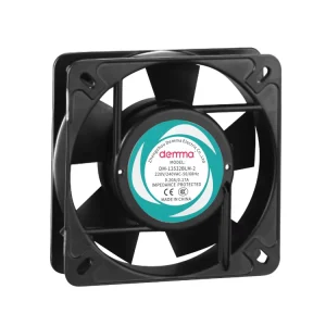 120x120x25mm AC Axial Flow Fan 220V Ball Bearing for Enclosed Cabinet Heat Dissipation and Ventilation