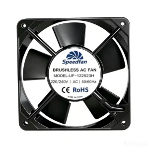 120x120x25mm AC Cooling Fan 230V 240V Brushless Axial Fan for Industrial Control Cabinet UPS Inverter Ventilation