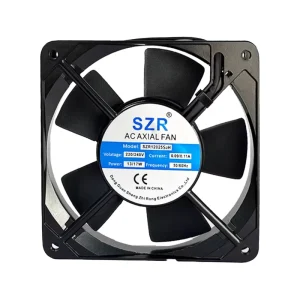 120x120x25mm Sleeve Bearing Industrial AC Axial Flow Fans SZR12025 AC Cooling Fans for Grow Lights Carpet Cleaning Machines OEM