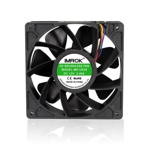 120x120x38mm 12V 24V 48V Motor Computer Radiator 4 Pin DC Cooling Fan 120mm 6500rpm Axial DC Fan