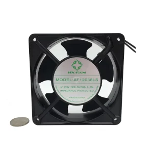 120x120x38mm AC Cooling Fan Plastic Axial Fan for LED Power Driver Industrial Equipment OEM ODM Supplier