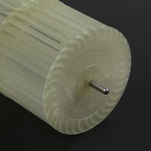 121mm Diameter Plastic Cross Flow Fan Blades to Air Curtain Plastic Cross Flow Fan Impeller Split Air Conditioner Blower