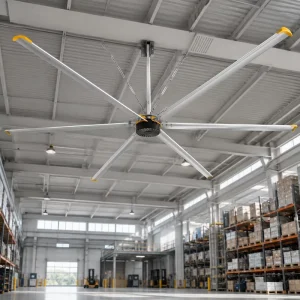 12FT HVLS Industrial Ceiling Fan Permanent Magnet Large Airflow Cooling Fan for Warehouse Factory Farm Gym