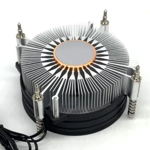 12G CPU Radiator with Down Pressure Screw Copper Aluminum Core 4Pin Temperature Control ARGB Fan 1700 for Processor
