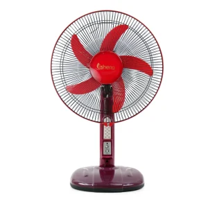 12V 16 Inch Summer air Cooling Fan AC DC Solar Rechargeable Table Fan with Lamp Fan for Home