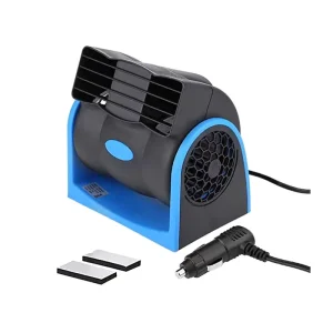 12V 24V 100W Oil Car Dashboard Cooler Fan LED Light 30 34 DB Quiet Operation 4 10 Inch Blade Sizes Universal Fitment