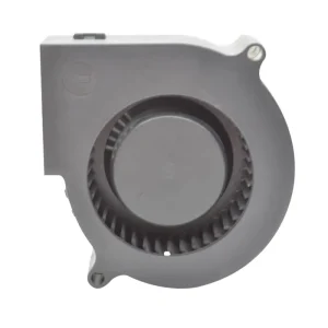 12V 24V DC Electric Ball Bearing Turbo Blower Fan 75x75x30mm High Pressure PWM Plastic Blades OEM ODM CE Certified Air Cooling