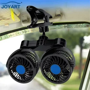 12V 24V Dual Car Fans Air Cool Ventilador Para Auto Vehicle Electronic Heater Car Air Fan