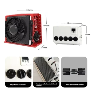 12V 24V Heavy Duty Truck Parking Air Conditioner Low Noise Energy Saving AC System Supplier