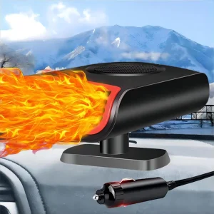 12V 24V Portable Car Heater 360 Rotation Heating Cooling Fan Demister Car Defroster Remover Window Accessories