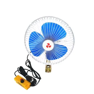 12V 80V Car Mounted Electric Fan Shaking Cooling Fan Electric Tricycle Four wheel Agricultural Vehicle Large Wind Fan