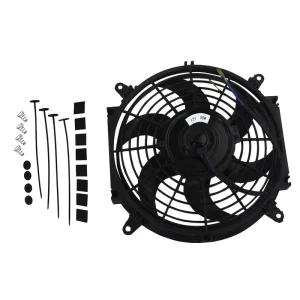 12V 90W 10″ Fan Push Pull Electric Radiator Cooling Mount Kits Universal