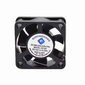 12V DC Axial Flow Fan 3010 Plastic Blower Ball Bearing IP67 OEM Supported for Industry Applications Electric Power Source ODM