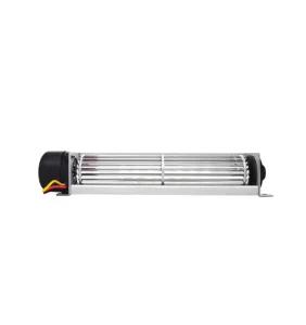 12V DC Cross Flow Blower Fan 025 Stainless Steel Blades Dual Ball Bearing 70000Hrs Long Life OEM ODM for HVAC & Heater