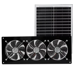 12V Solar DC Silent Axial-Flow Motorized Plastic Cooling Fan for Outdoor Pet Rooms, Industrial Cabinets, and Ventilation