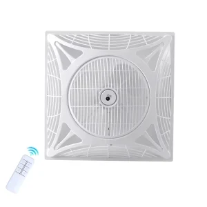 14 Inch AC Axial Flow LED Ceiling Fan Light Electric Industrial Exhaust Fan Ventilation Fan
