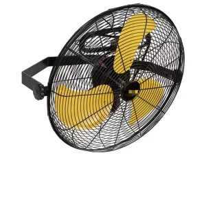 14-Inch High-Speed Electric Ventilation Fan Mechanical Control Metal Wall-Mounted 3-Speed Weatherproof