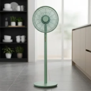 14 Inch Large-panel Floor Fan Electric Floor Mechanical Control Stand Fan with 8 Blades and Spiral Design