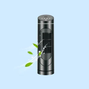 14 Inch Student Bedroom Use Electric Mini Tower Pedestal Fan Without Blades Portable Remote Control Tower Fan