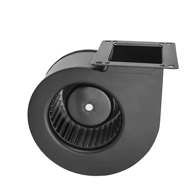 140mm DC 24V Plastic Industrial Kitchen Vent Blower Extractor Single Inlet Durable Centrifugal Radial Fan Forward Curved Blade
