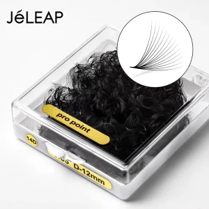 14D 0.05 mm Mega Volume Pointy Root Premade Fans Oval Head 12 mm Eyelash Extensions