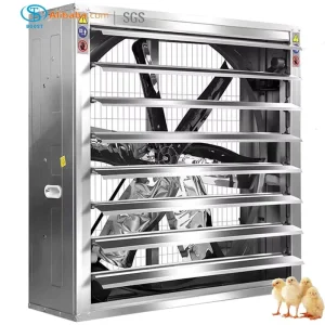 15000 Cfm 50 Inch Greenhouse Cooling Exhaust Fan for Dairy Farm Chicken Pig Houses Poultry Farm