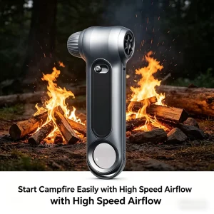150000RPM Electric Air Blower Electric Small Blower Jet Turbo Fan Super Power Cordless Mini Blower for Start Campfire