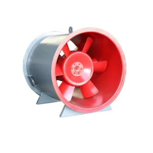 15000~18500cfm 700~600pa Heavy Volume Staircase Somke Exhaust Fan Iron Blade Fire Fighting System Axial Flow Fire Exhaust Fan