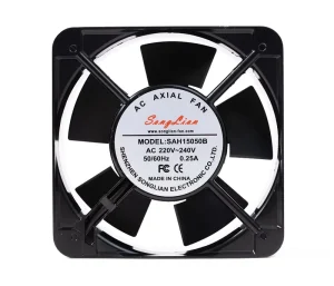 150mm AC 15050 Axial Cooling Fan Two Ball Bearing for Industrial Cabinet