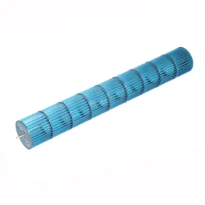 150mm Plastic Cross Flow Fan Blades for Air Conditioning Plastic Cross Flow Fan Impeller Split Air Conditioner