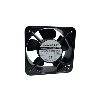 150x150x51mm Aluminum Frame DC Axial Fan 48V High Airflow Dual Ball Bearing for Big Energy Storage Battery Cabinet Cooling