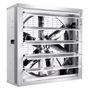 1530mm 220V 380V Exhaust Fan Shutter Frame Blade Steel Competitive Price Drop Hammer Fans Factory Hot Air Extractor