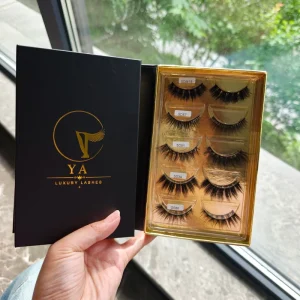 15mm Natural Multi pair 5 Pairs Full Strip Eyelashes 3D Volume False Eyelashes Handmade Korean PBT Fibers Strip Lashes