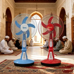 16 18 Inch AC DC Solar Powered Outdoor Fan with LED Light Digital Control Emergency Ventilateur Solaire Electric Fan