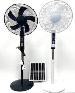 16 18 Inches Solar Stand Fan with Solar Panel and Led Solar Power Stand Fan