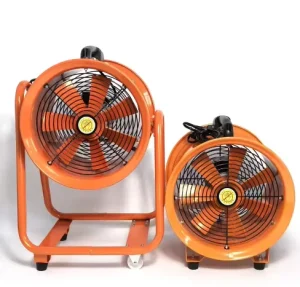 16 20 24inch Portable High Pressure High Industrial Exhaust Fan with Pipe Hose Axial Flow Fan Blower Industrial Ventilation Fan