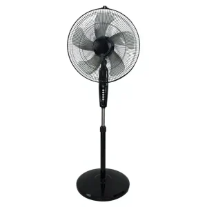 16 20 Household Industrial Vertical Stand Fan Powerful Airflow Remote Oscillating Height Adjustable Sleep Mode Floor Cooling Fan
