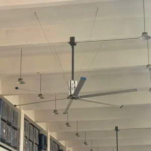 16 24ft Large Industrial Ceiling Fan HVLS Fans Factory Warehouse Farm Public Place Airport and Train Waiting Room