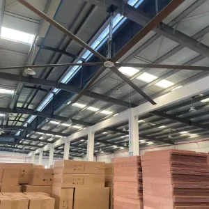 16 24ft Low Noise Operation High Volume Low Speed Industrial Fan HVLS Commercial Ceiling Fan