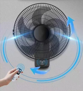 16 Inch 18inch 20inch Wall Fan Air Fan Wall Mounted 5 PP Blades Wall Fans with Remote Control