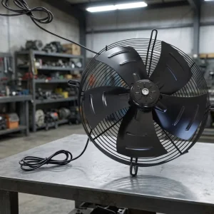 16 Inch Axial Flow Fan 400mm Metal Blade Construction with Dual Ball Bearing